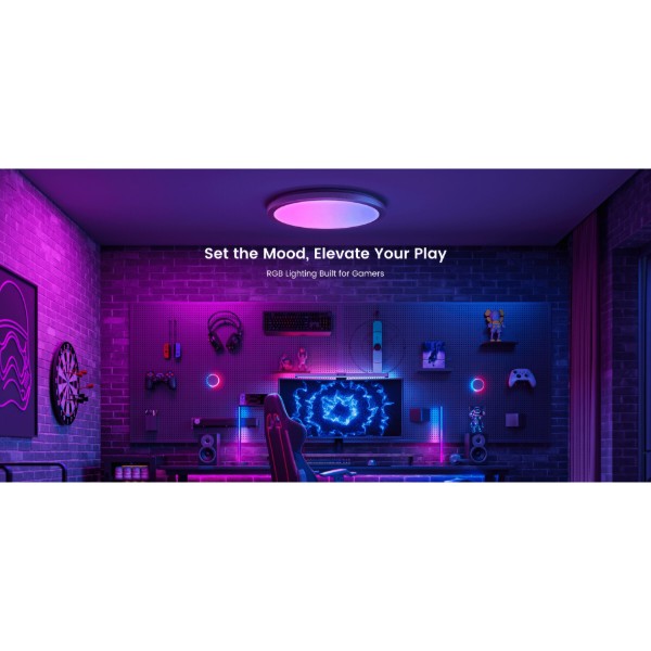 Фото - Світлодіодний світильник Yeelight RGB Smart Ceiling Light Jupiter D C500 Brushed Grey (YLXDD-0271)